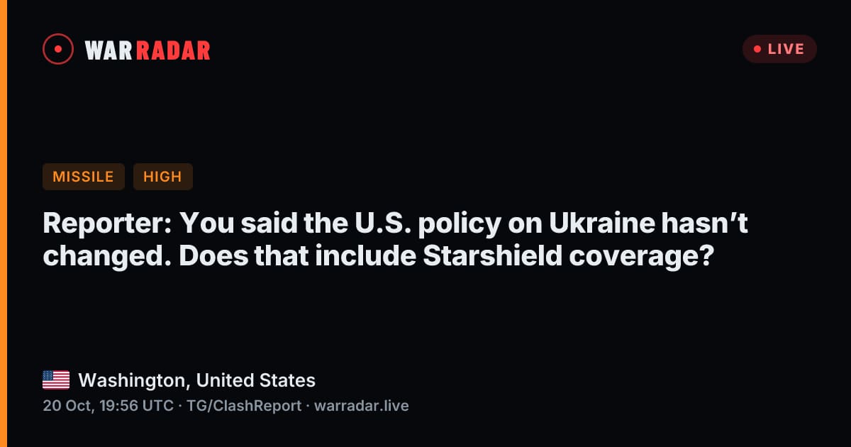 Reporter: You said the U.S. policy on Ukraine hasn’t changed. Does that ...